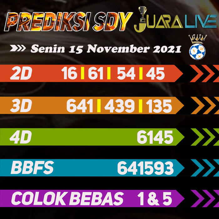 Prediksi sdy jtiu hari Senin